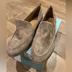 suede loafers brand new